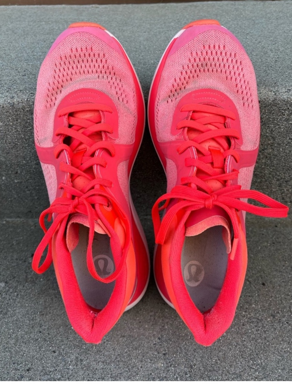 $138 Lululemon Chargefeel Low Womens Workout Shoe Flare / Pink Mist size 9 - Picture 2 of 7